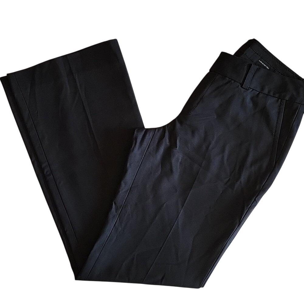 Banana Republic‎ Martin Fit Stretch Black Trousers Pants Womens 4 Dress Pants